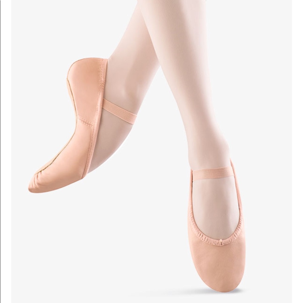 Bloch Adult "Dansoft" Leather Ballet Slippers